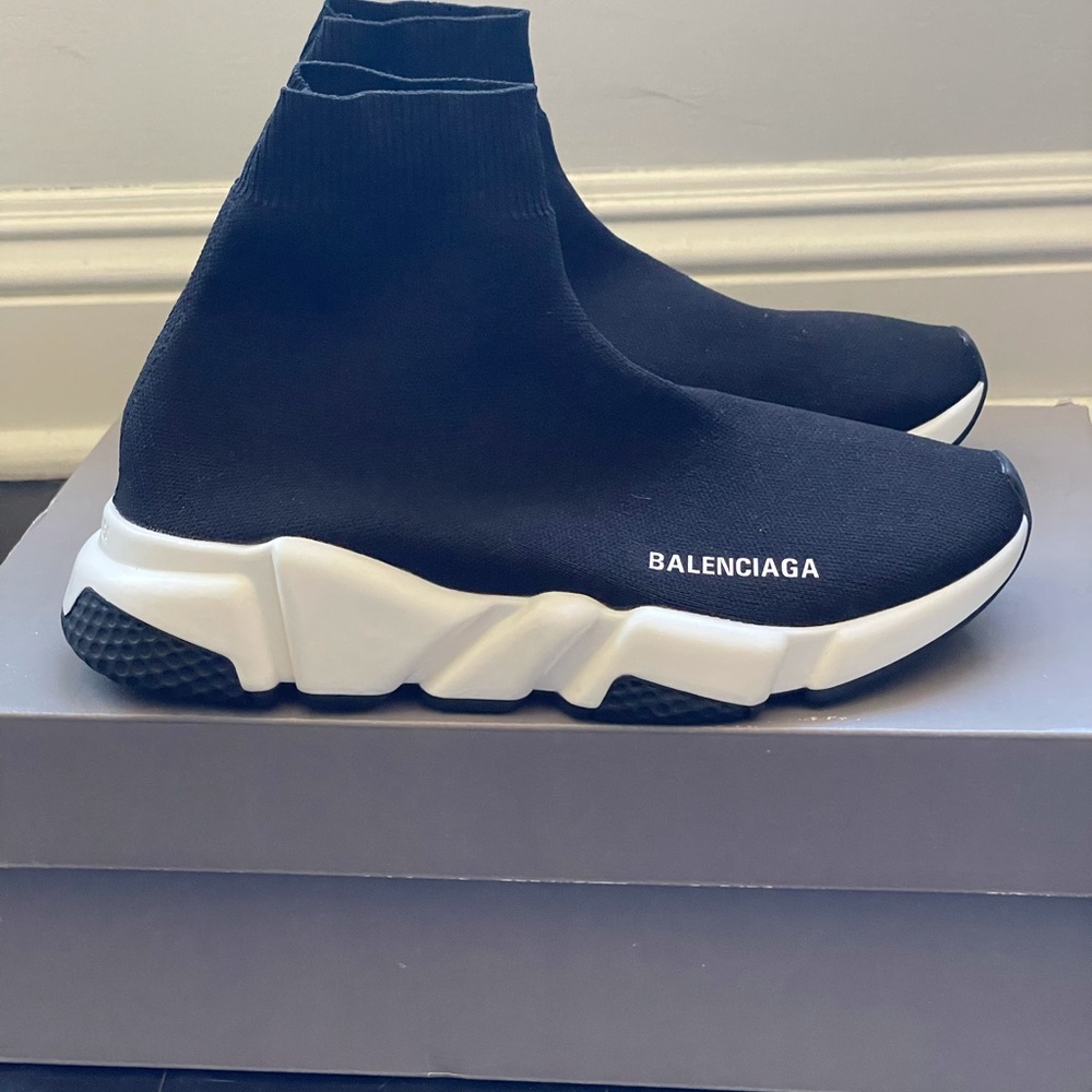 Balenciaga Women’s Speed Knit Top High Sneakers